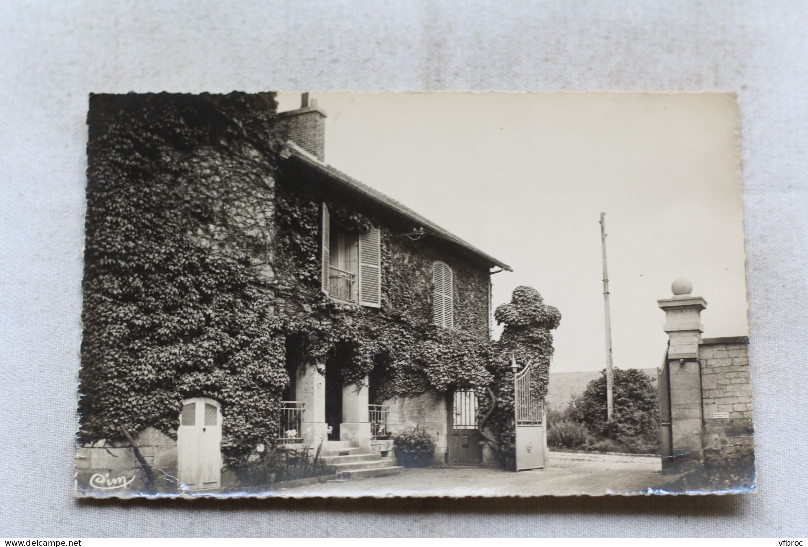 Cpsm 1957, Gouvieux, maison de repos du moulin à vent, l'entrée, Oise 60