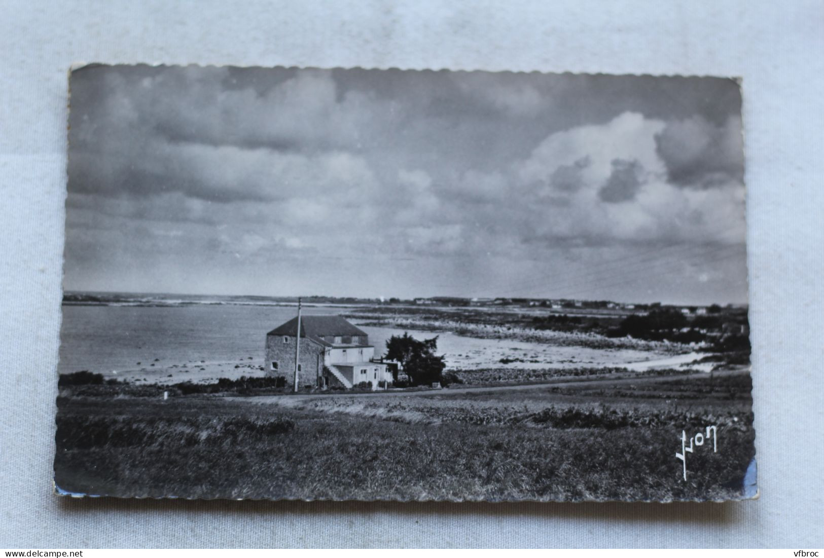 Cpsm 1957, Pleumeur Bodou, plage de Ker Yvon, Cotes d'Armor 22