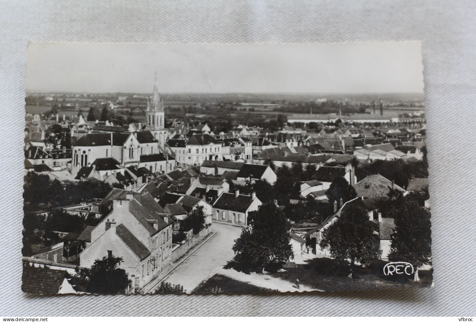 Cpsm 1958, Sancoins, vue générale, Cher 18