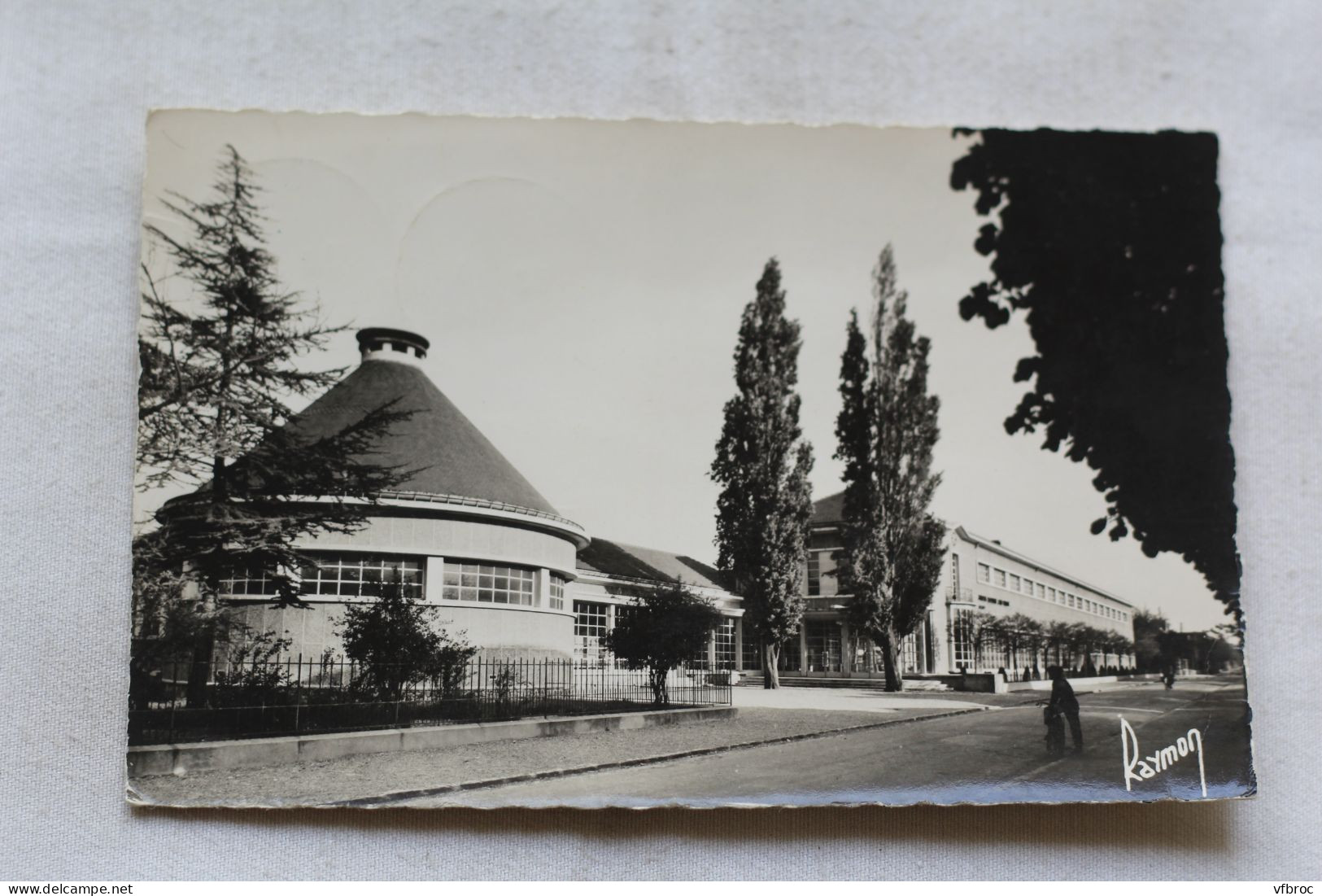 Cpsm 1958, Villeneuve le Roi, groupe scolaire Jules Ferry, Val de Marne 94