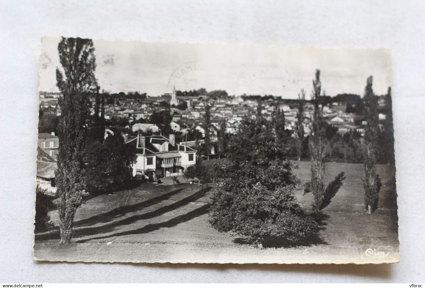 Cpsm 1959, Hagetmau, vue panoramique, Landes 40