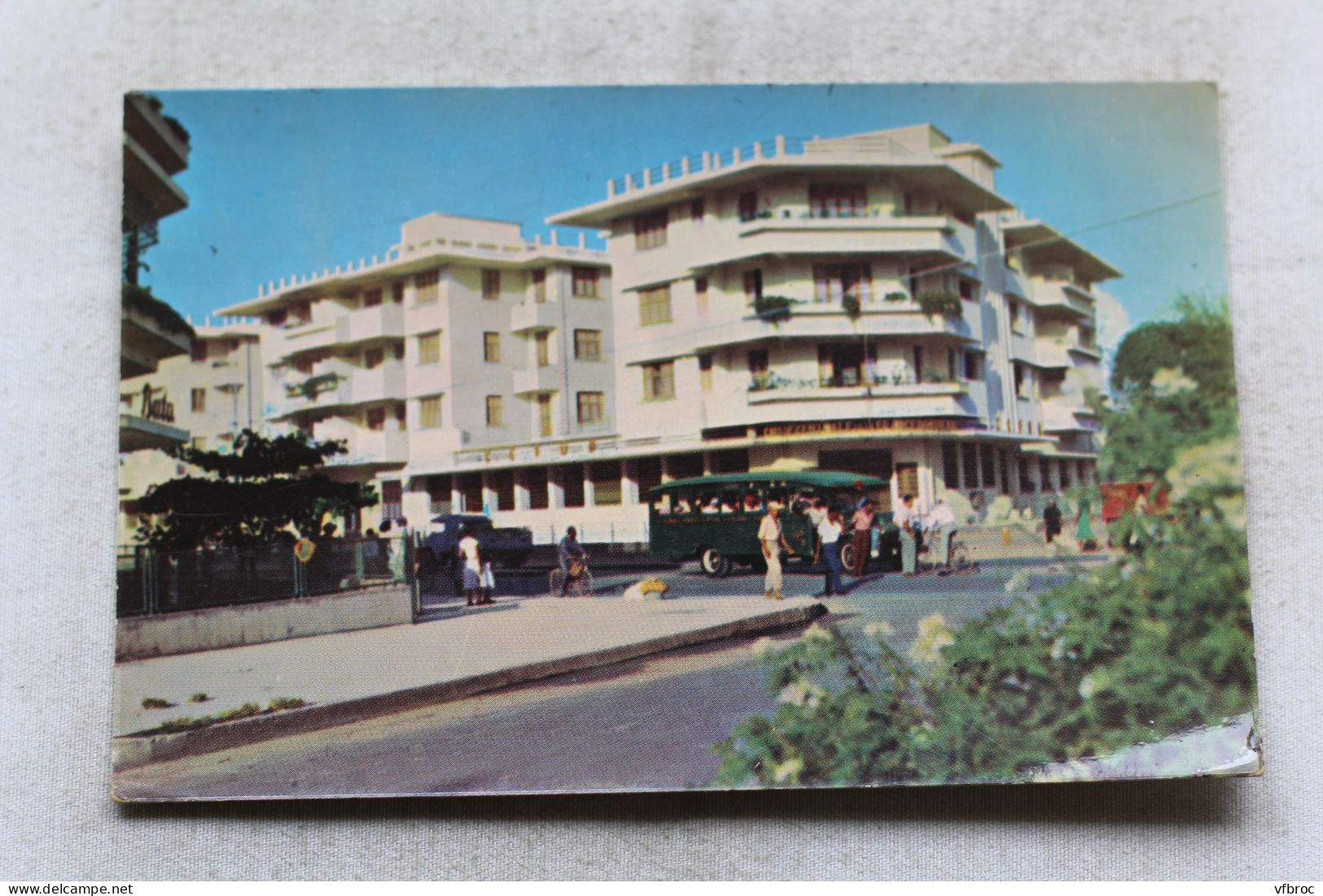 Cpsm 1960, Pointe à Pitre, quartier moderne, Guadeloupe