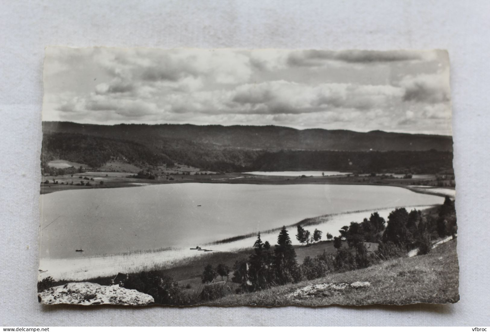 Cpsm 1961, Clairvaux les Lacs, les deux lacs, Jura 39