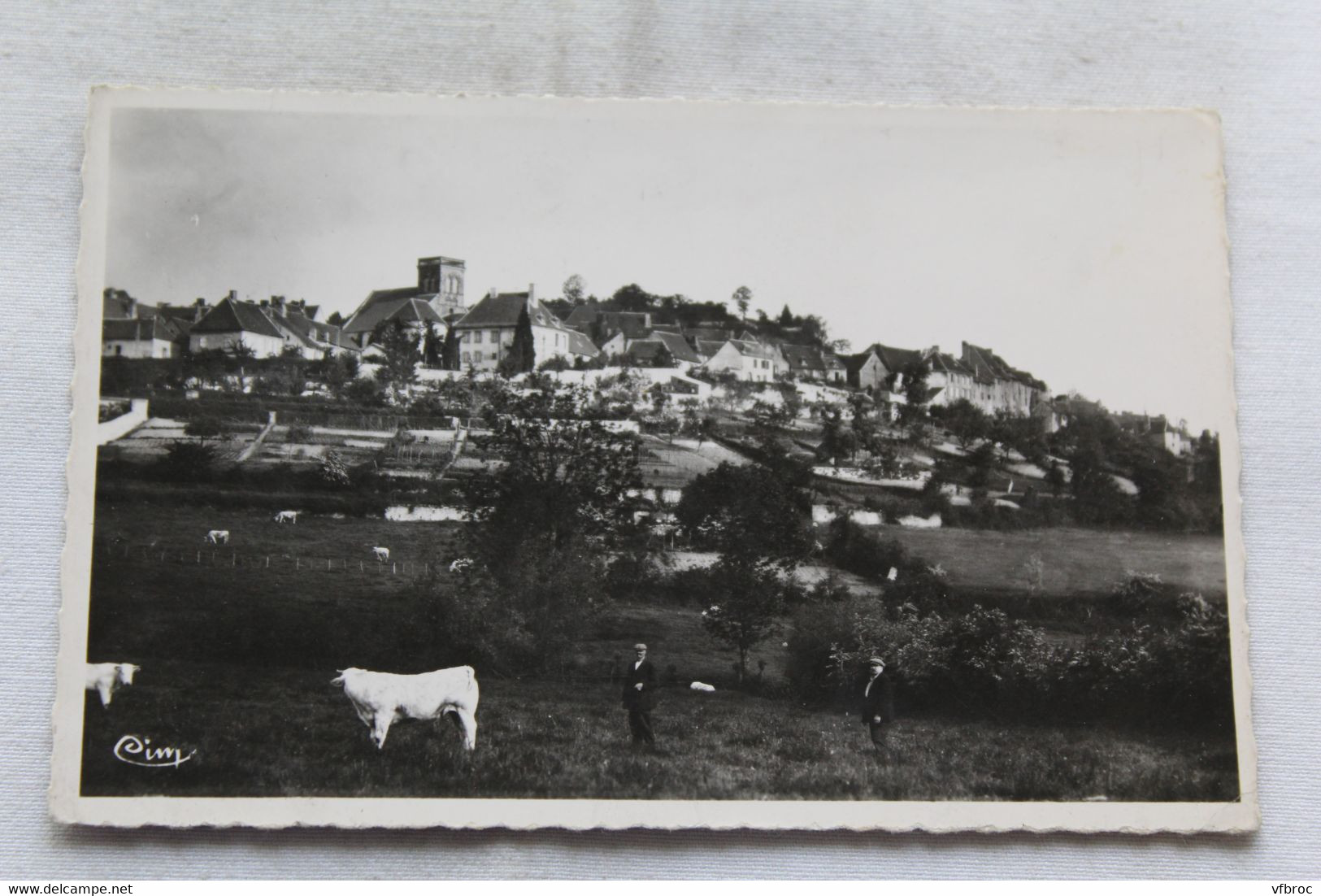Cpsm 1961, Montaigut en Combraille, vue générale, Puy de Dôme 63