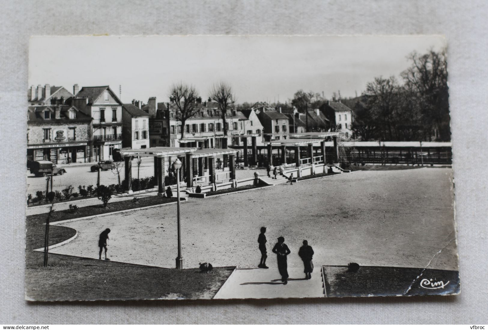 Cpsm 1961, Savigny sur Orge, place Davout, Essonne 91