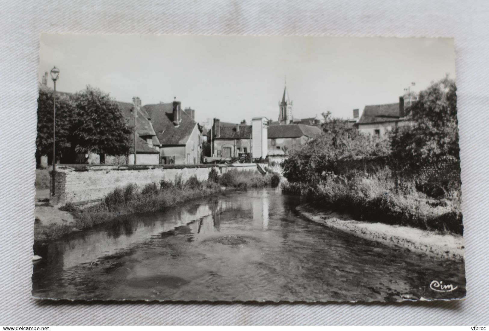 Cpsm 1962, Aillant sur Tholon, le Tholon, Yonne 89