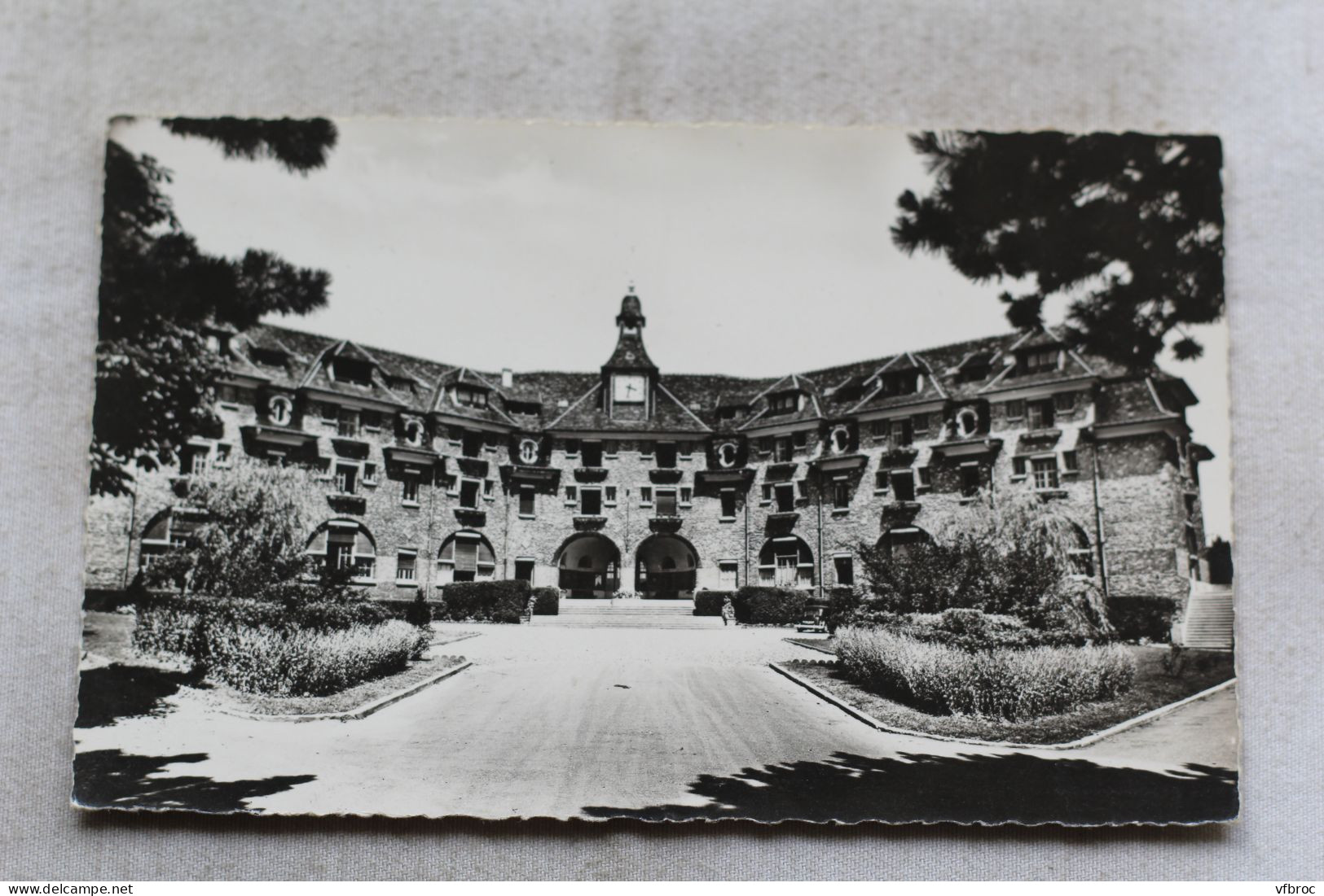 Cpsm 1962, Cachan, foyer des PTT, bâtiment principal, Val de Marne 94