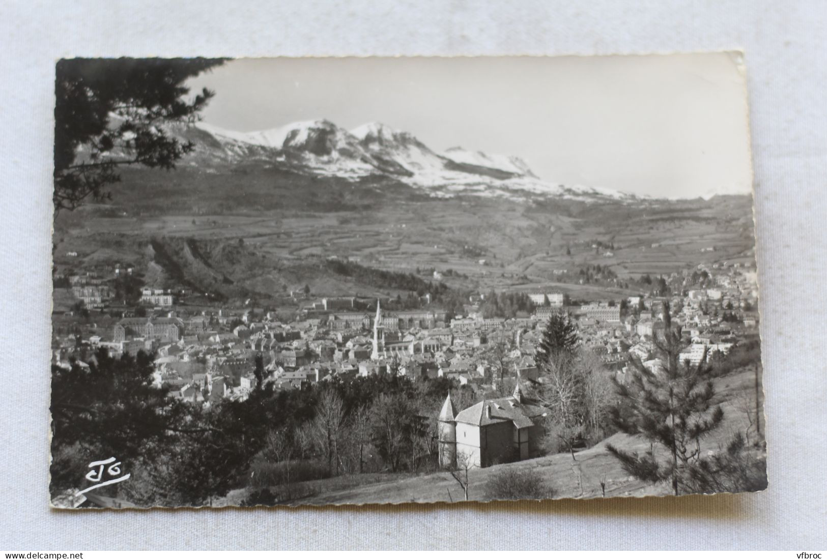 Cpsm 1962, Gap, vue générale, Gleize, Aiguille, col Bayard, Hautes Alpes 05
