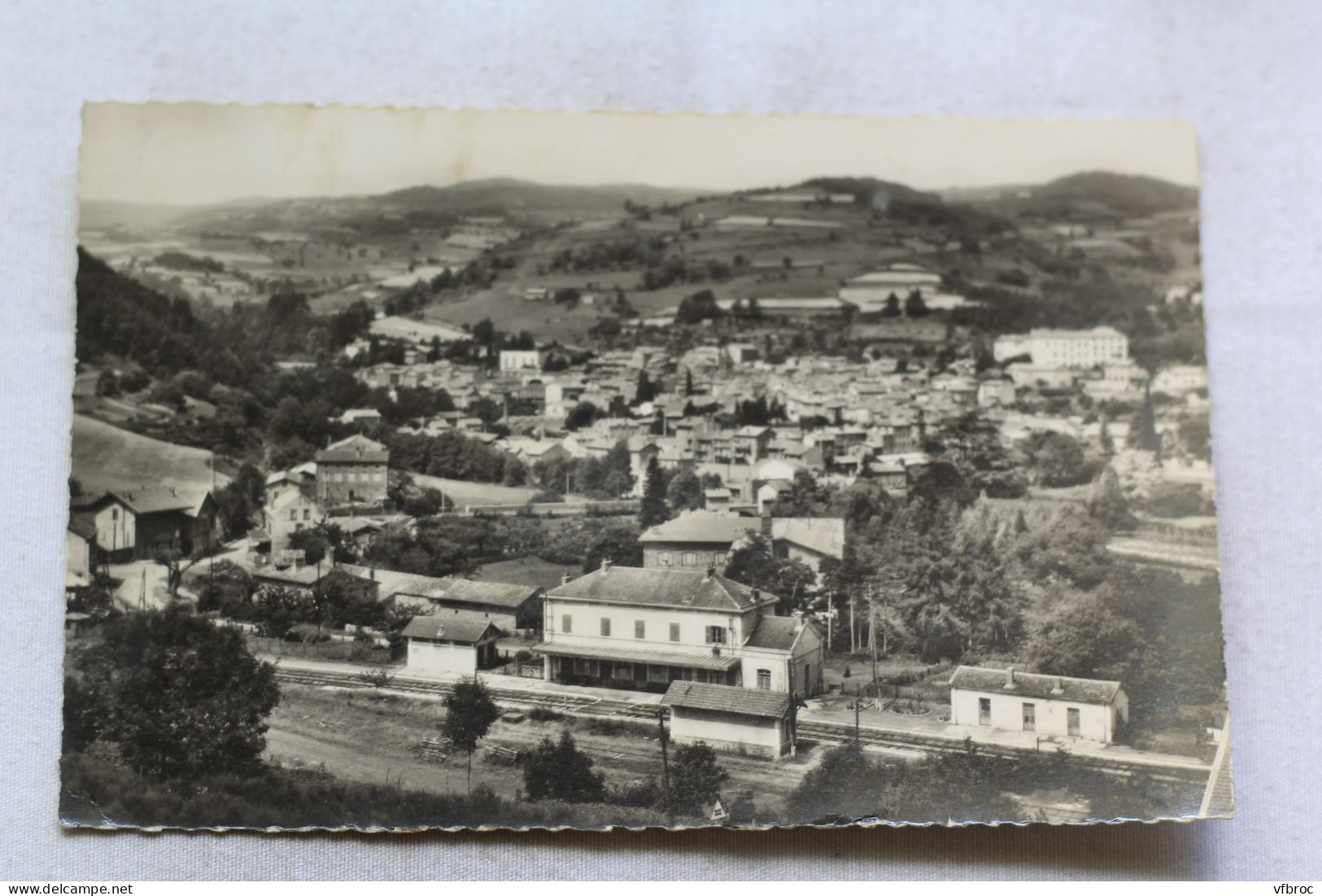 Cpsm 1963, Bourg Argental, vue générale, Loire 42