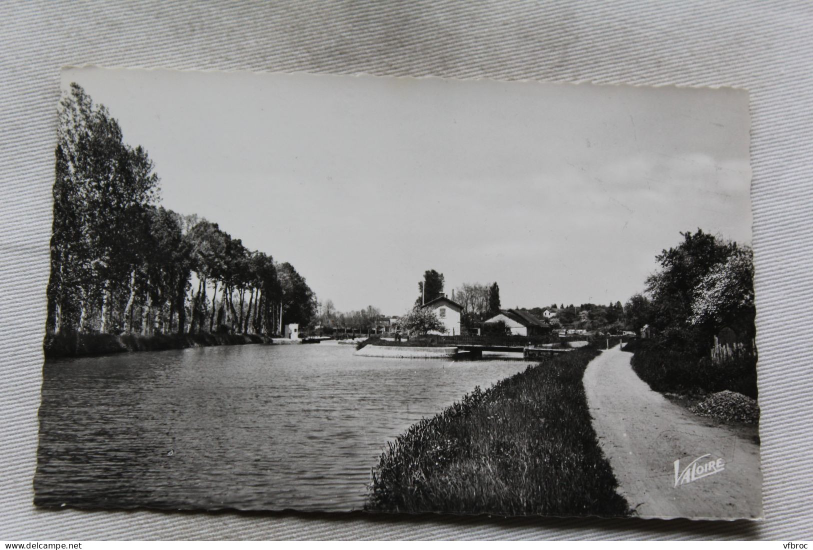 Cpsm 1963, Chatillon Coligny, les bords du canal, Loiret 45