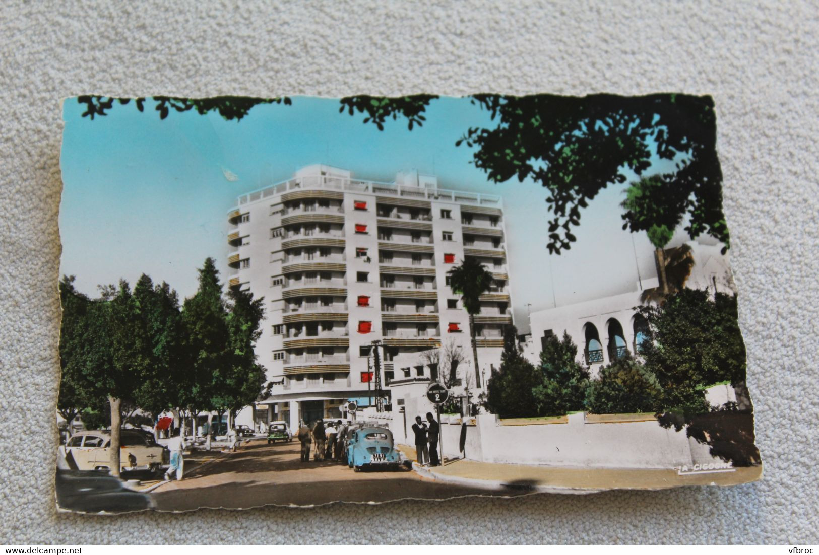 Cpsm 1964, Meknes, immeuble des anciens combattants, Maroc