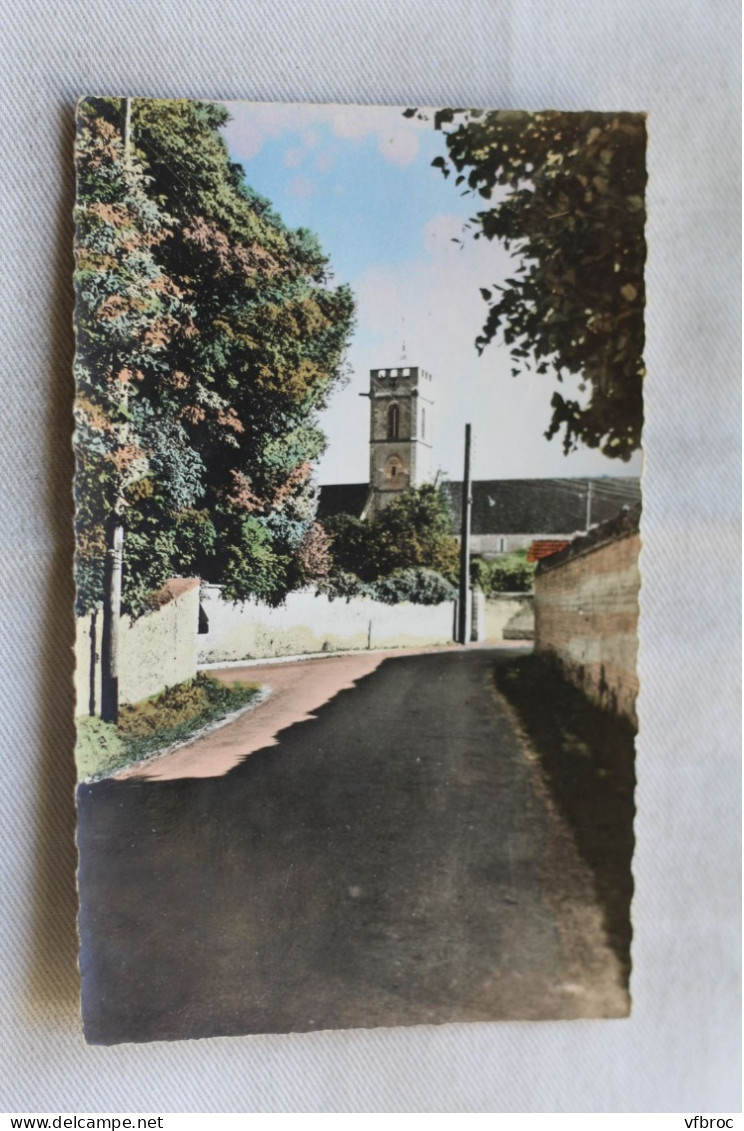 Cpsm 1967, Colleville Montgomery, l'église, Calvados 14