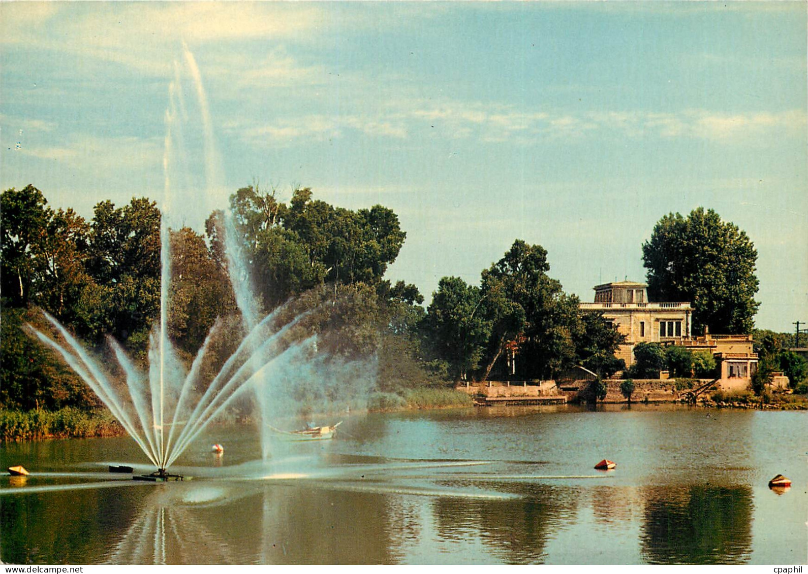 CPSM Agde (Herault) Jeux d'Eau sur l'Herault