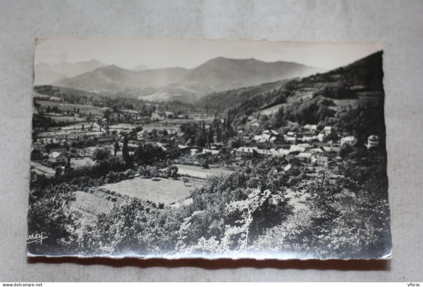 Cpsm, Alas, vue générale, Ariège 09