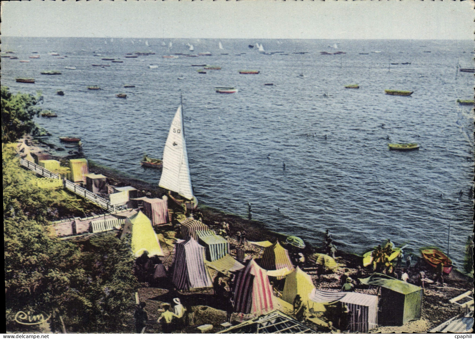 CPSM Andernos Les Bains Vue Du Bassin Et De La Plage