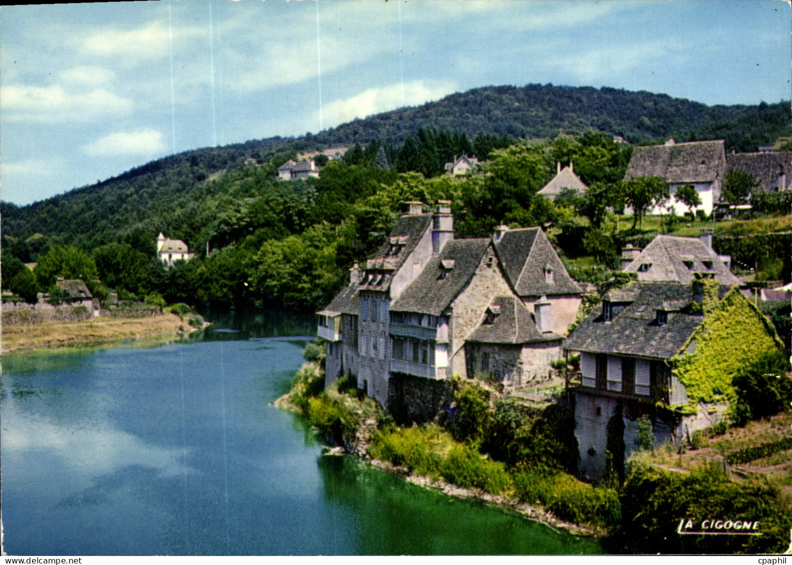 CPSM Argentat Vieilles Maisons Sur Les Bords De La Dordogne