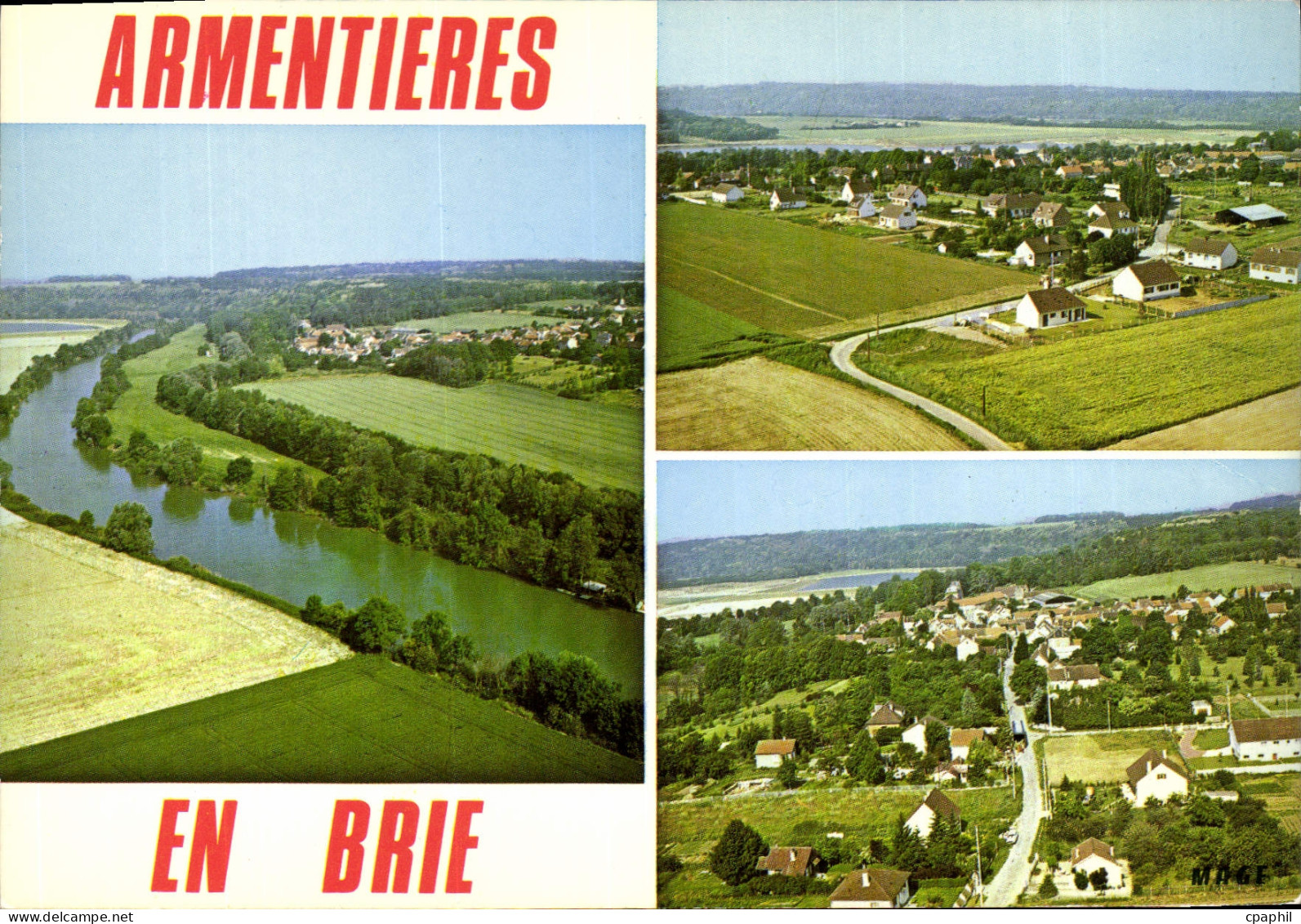 CPSM Armentieres en Brie (S et M) Vue generale
