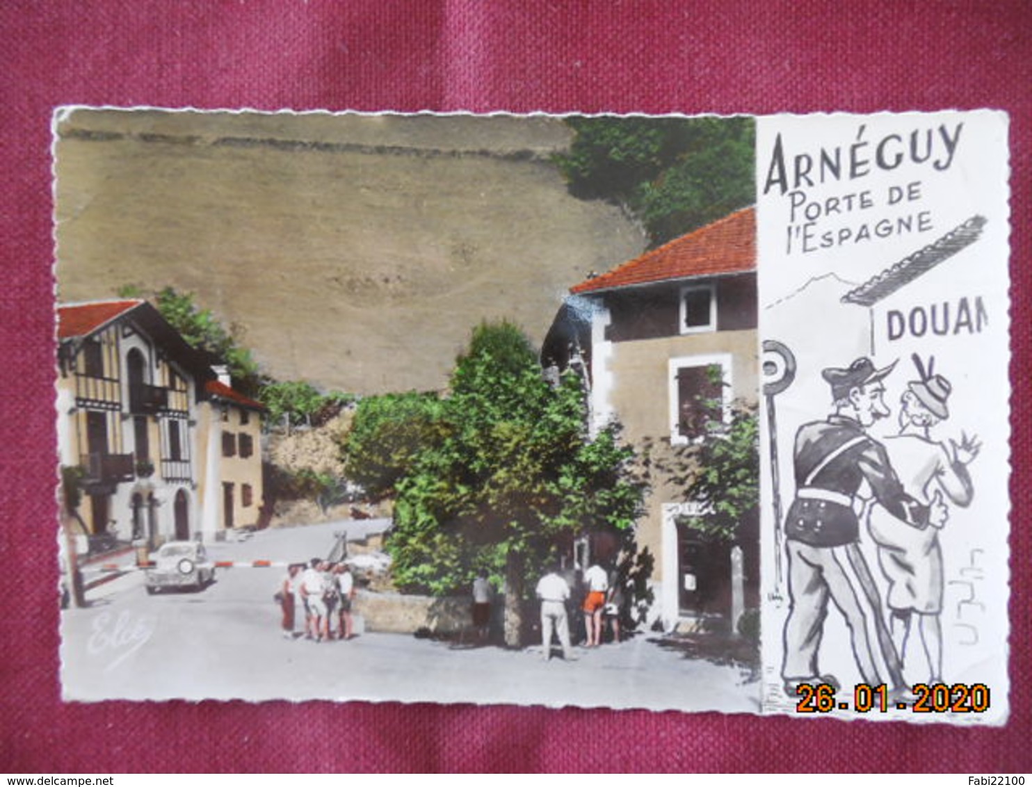 CPSM - Arnéguy - La Frontière Franco-Espagnole