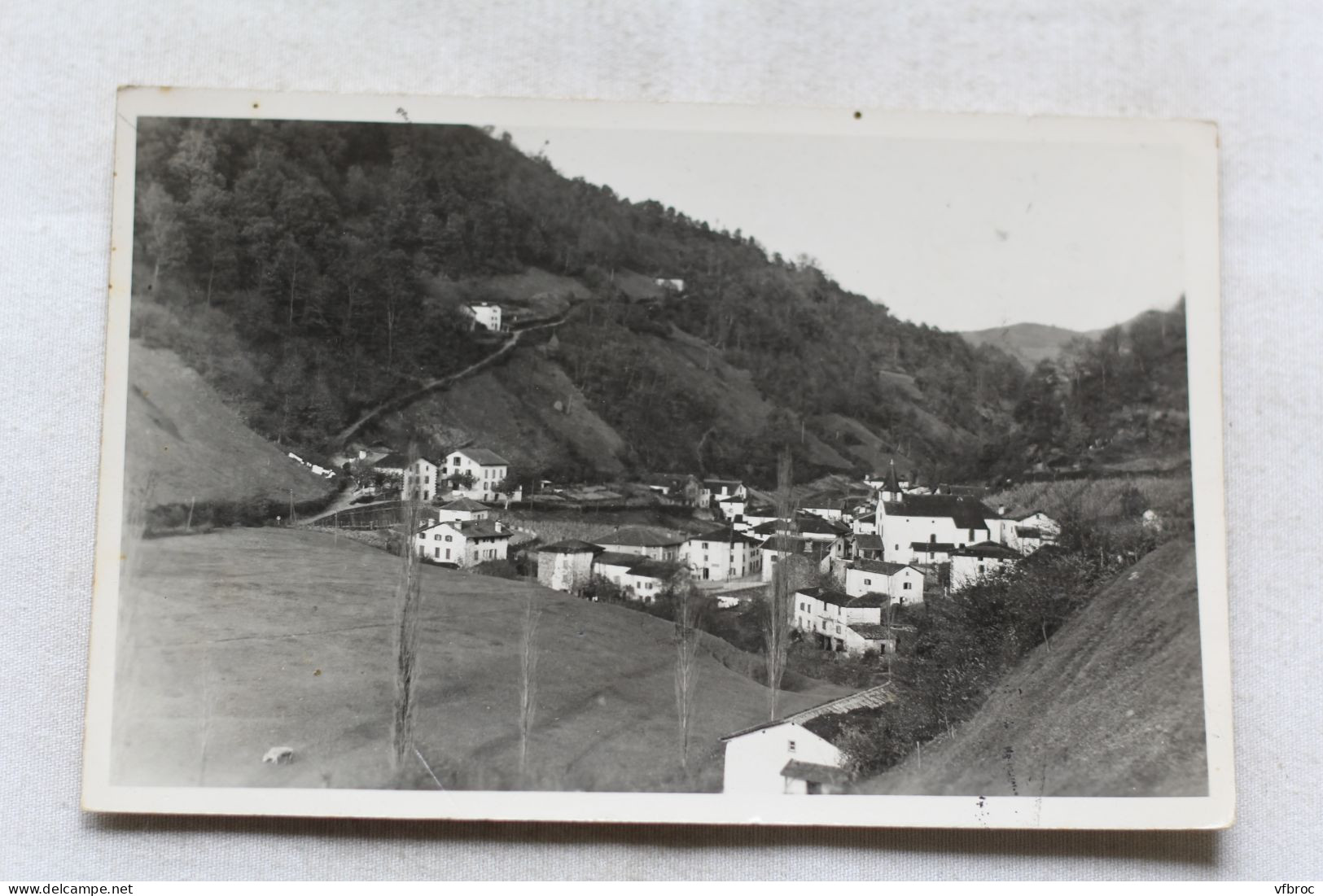 Cpsm, Arnéguy, vue générale, Pyrénées Atlantiques 64