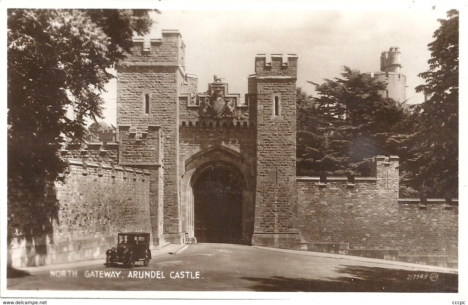 CPSM Arundel Castle North Gateway