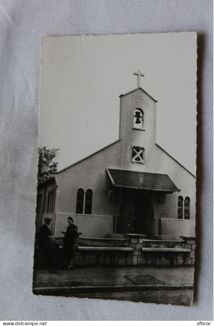 Cpsm, Aulnay sous Bois, la chapelle saint Pierre, Seine saint Denis 93