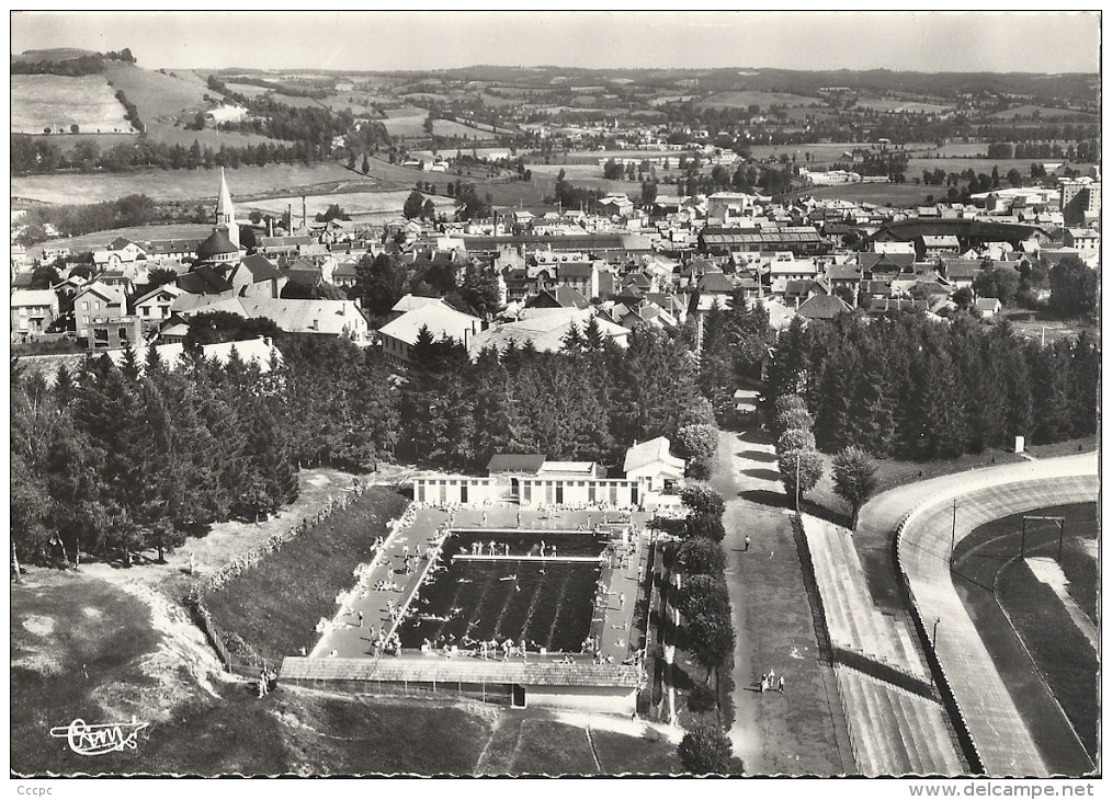 CPSM Aurillac - vue générale - Piscine