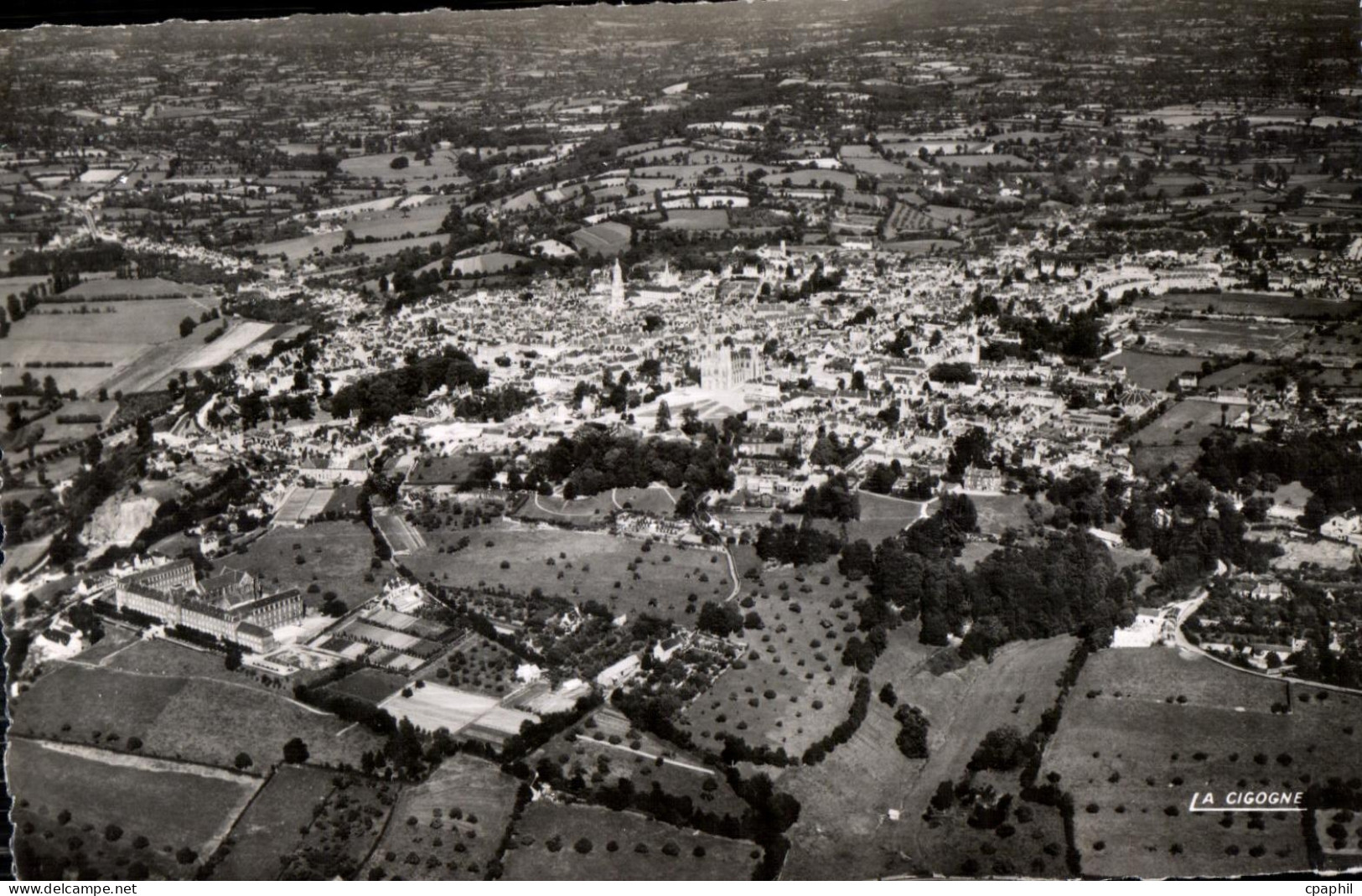 CPSM Avranches (Manche) Vue aerienne