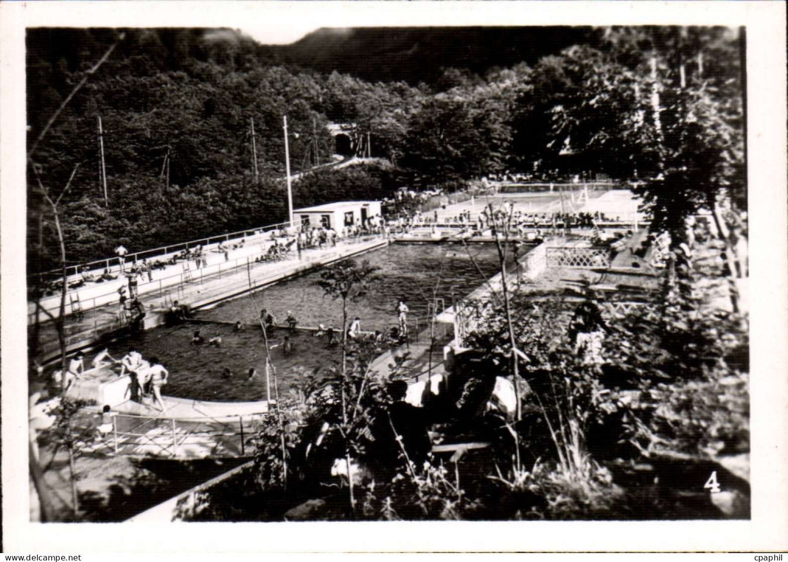 CPSM Ax les Thermes piscine