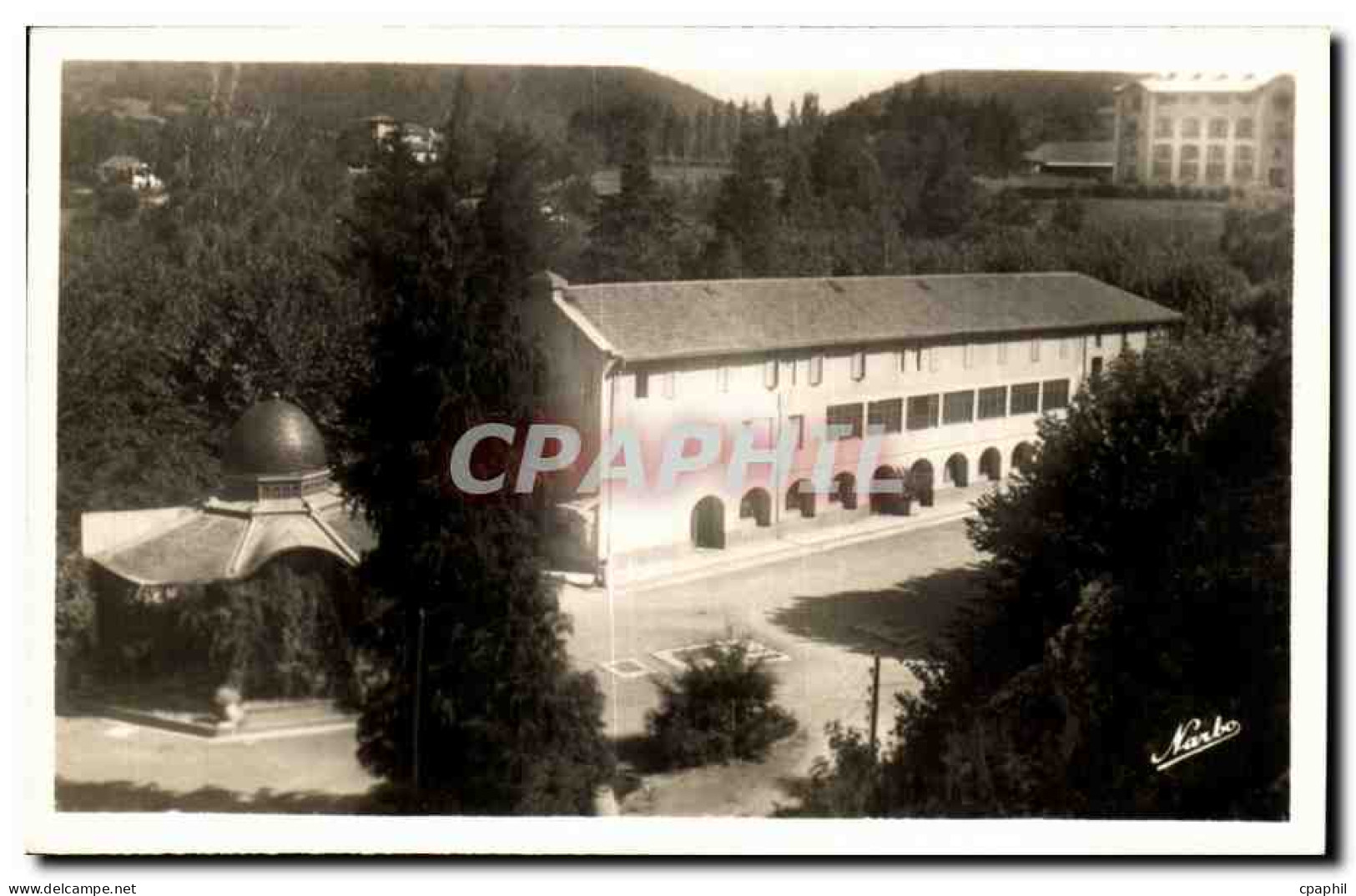 CPSM Barbazan Parc thermal vue generale Buvette de la source Thermale