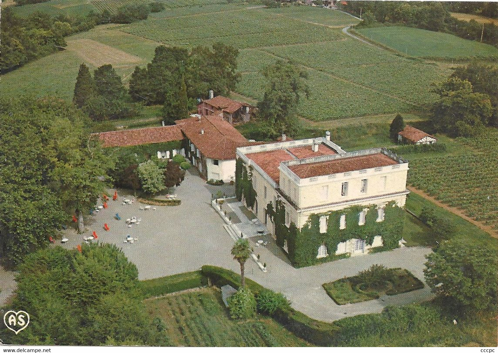 CPSM Barbotan  Les Thermes Cazaubon Château de Begue