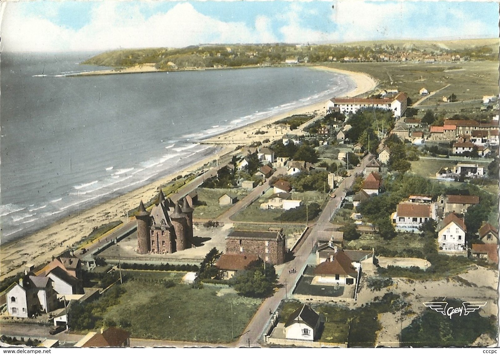 CPSM Barneville-sur-Mer La Plage et le Cap de Carteret