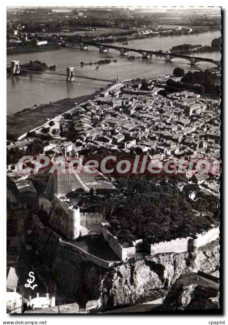 CPSM Beaucaire Vue Aerienne