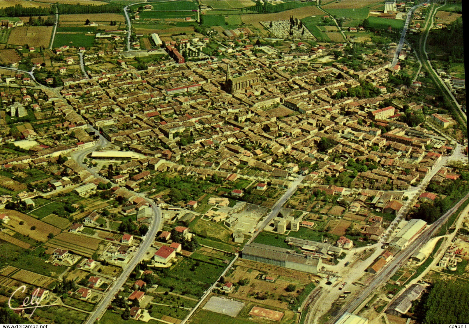 CPSM Beaumont de Lomagne Vue generale
