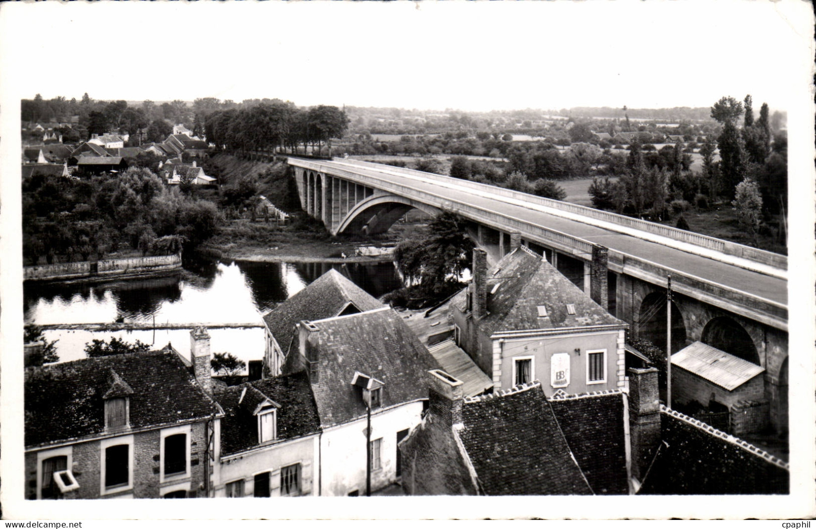 CPSM Beaumont sur Sarthe Le nouveau pont sur la Sarthe