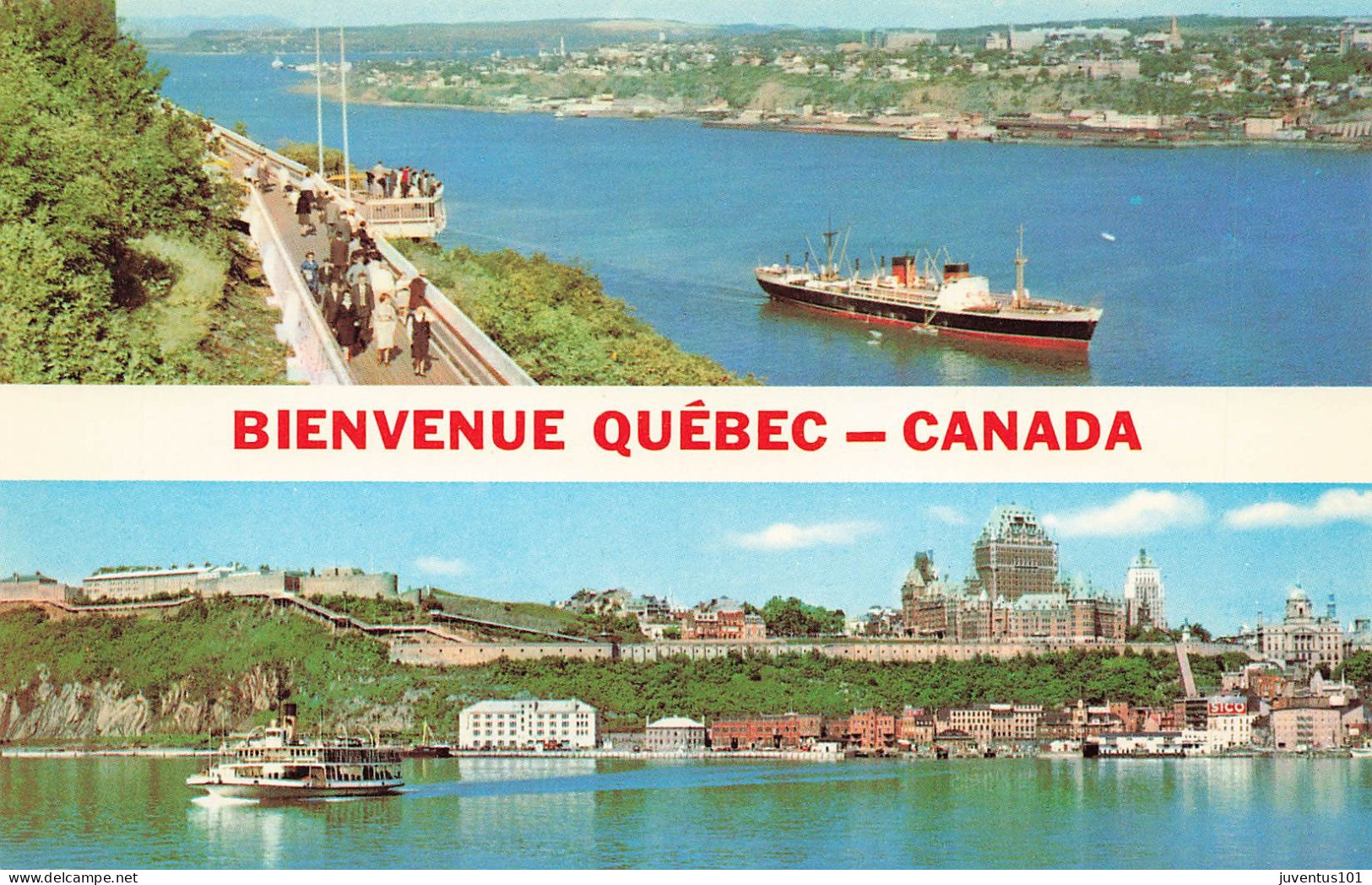 CPSM Bienvenue Québec-Multivues     L4067