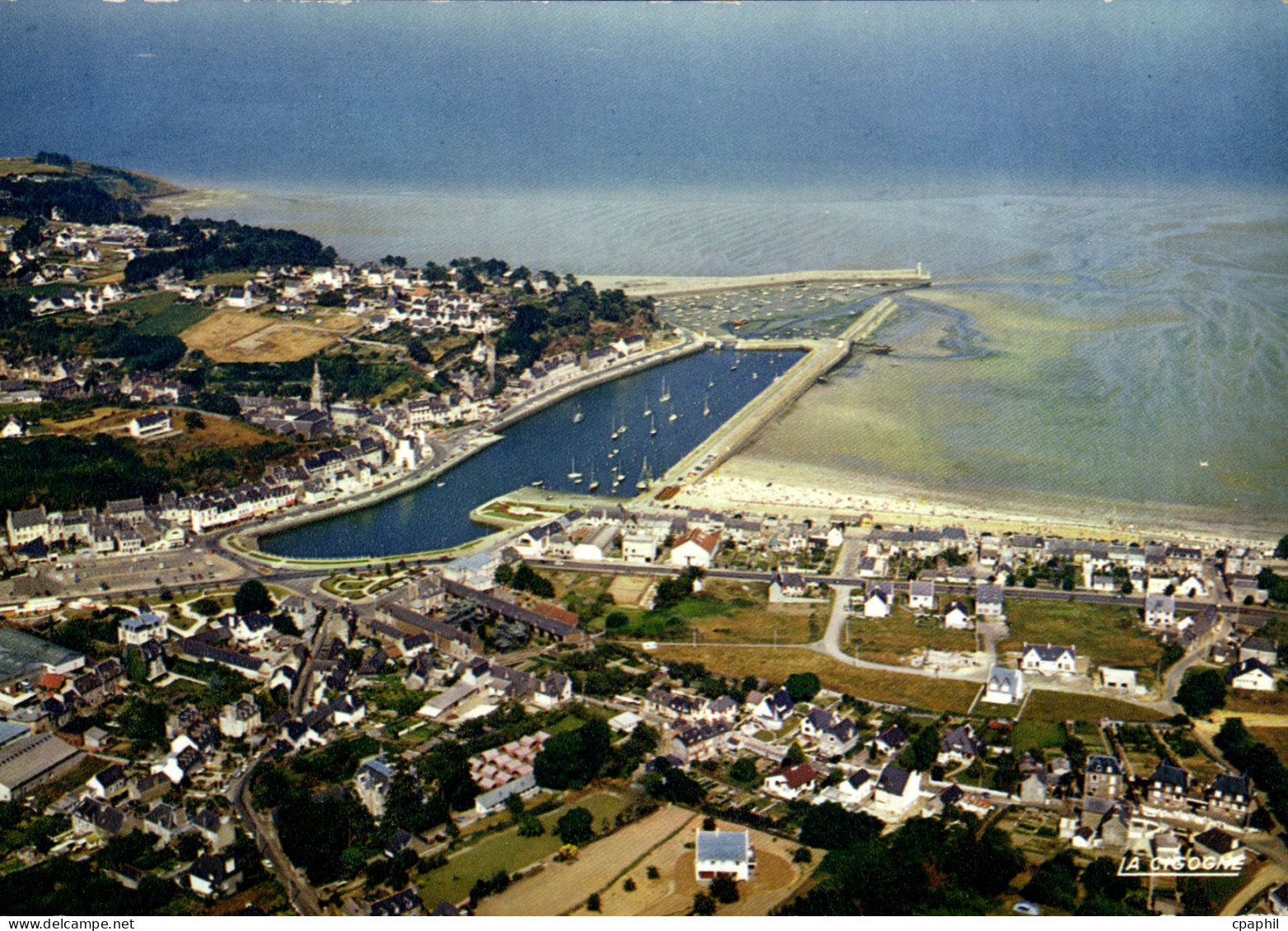 CPSM BINIC vue d'avion
