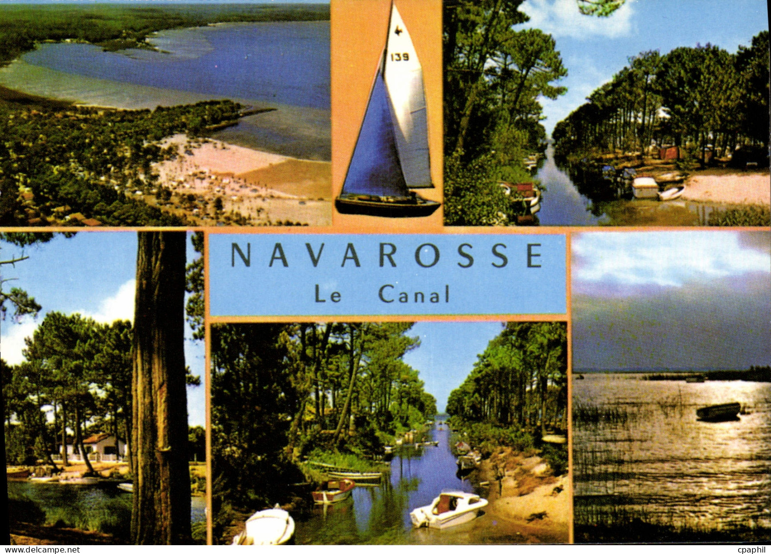 CPSM Biscarrosse Navarosse Les Plages Et Le Canal
