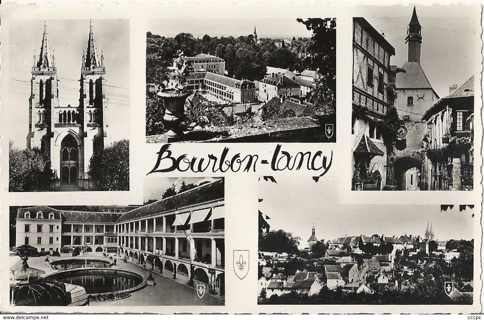 CPSM Bourbon-Lancy vues multiples