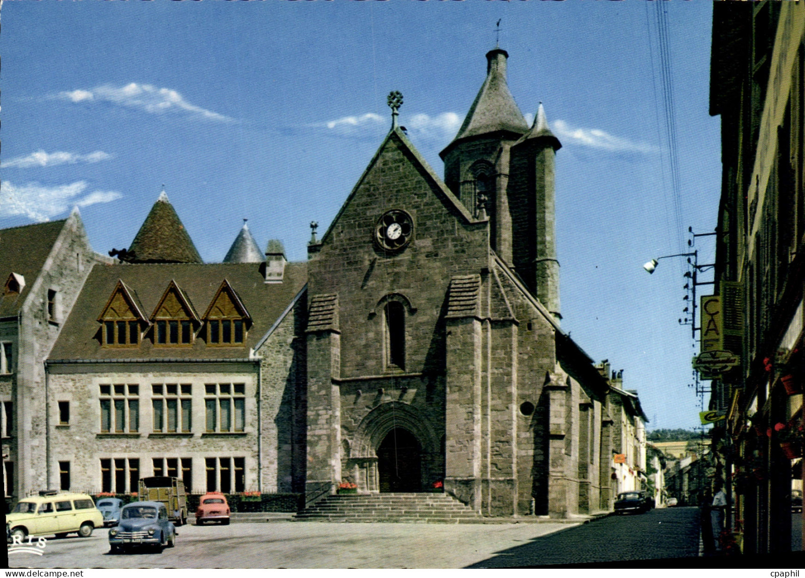 CPSM BOURGANEUF église Saint-Jean