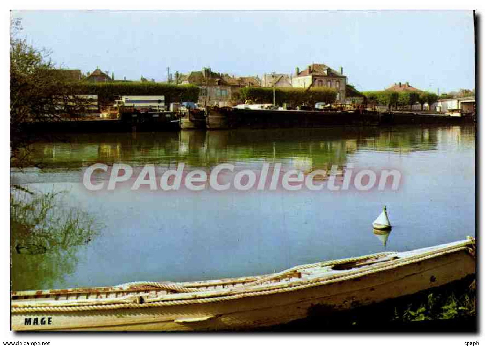 CPSM Bray sur Seine (Seine et Marne) Bords de Seine