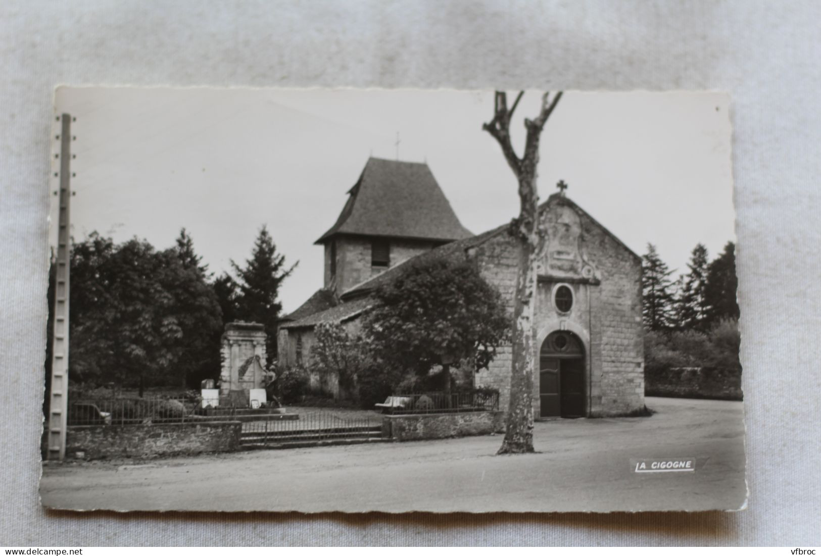 Cpsm, Bretenoux, l'église, sainte Catherine, Lot 46