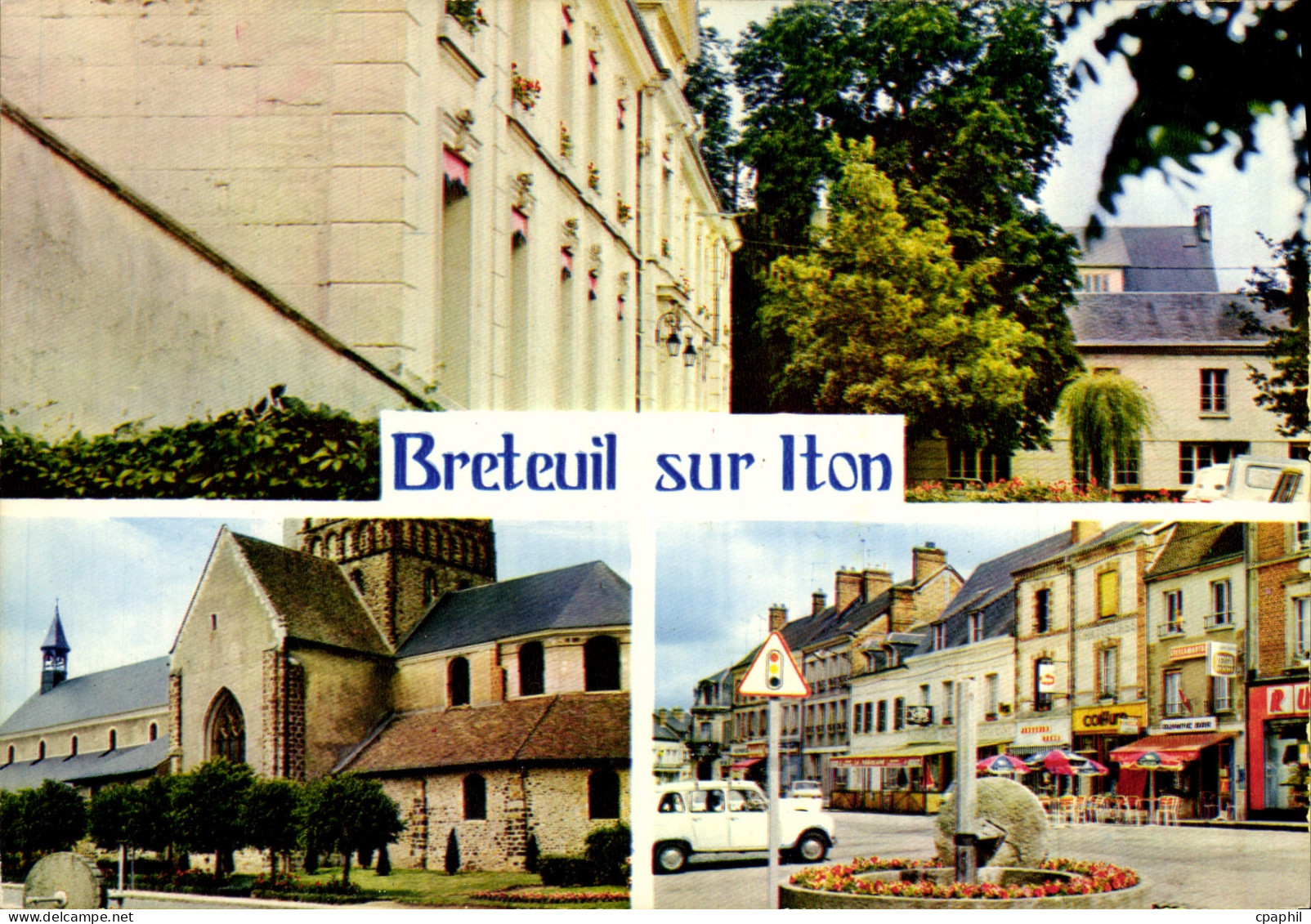 CPSM Breteuil Sur Iton Et Vues D'Ensemble