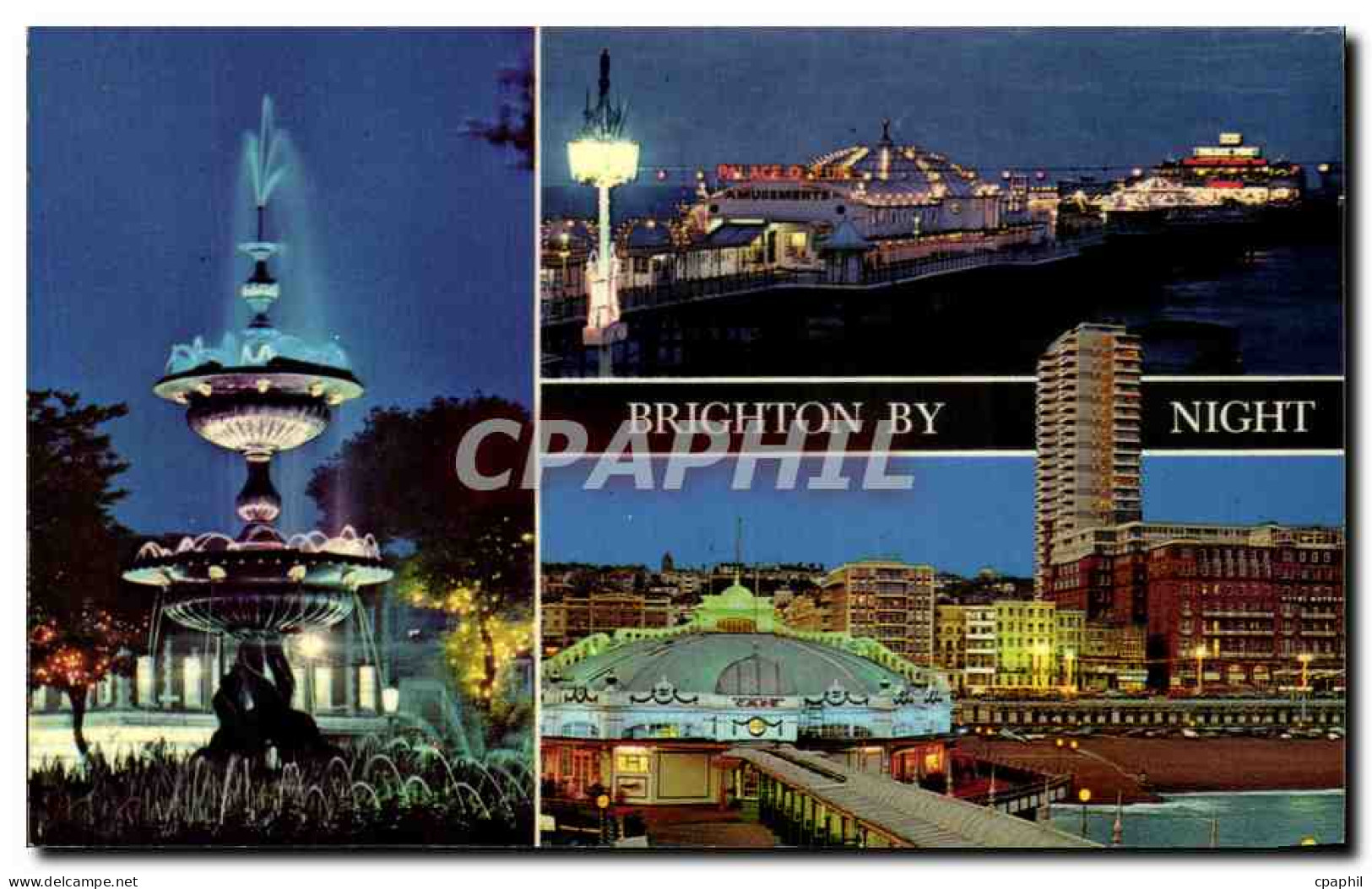 CPSM Brighton By Night