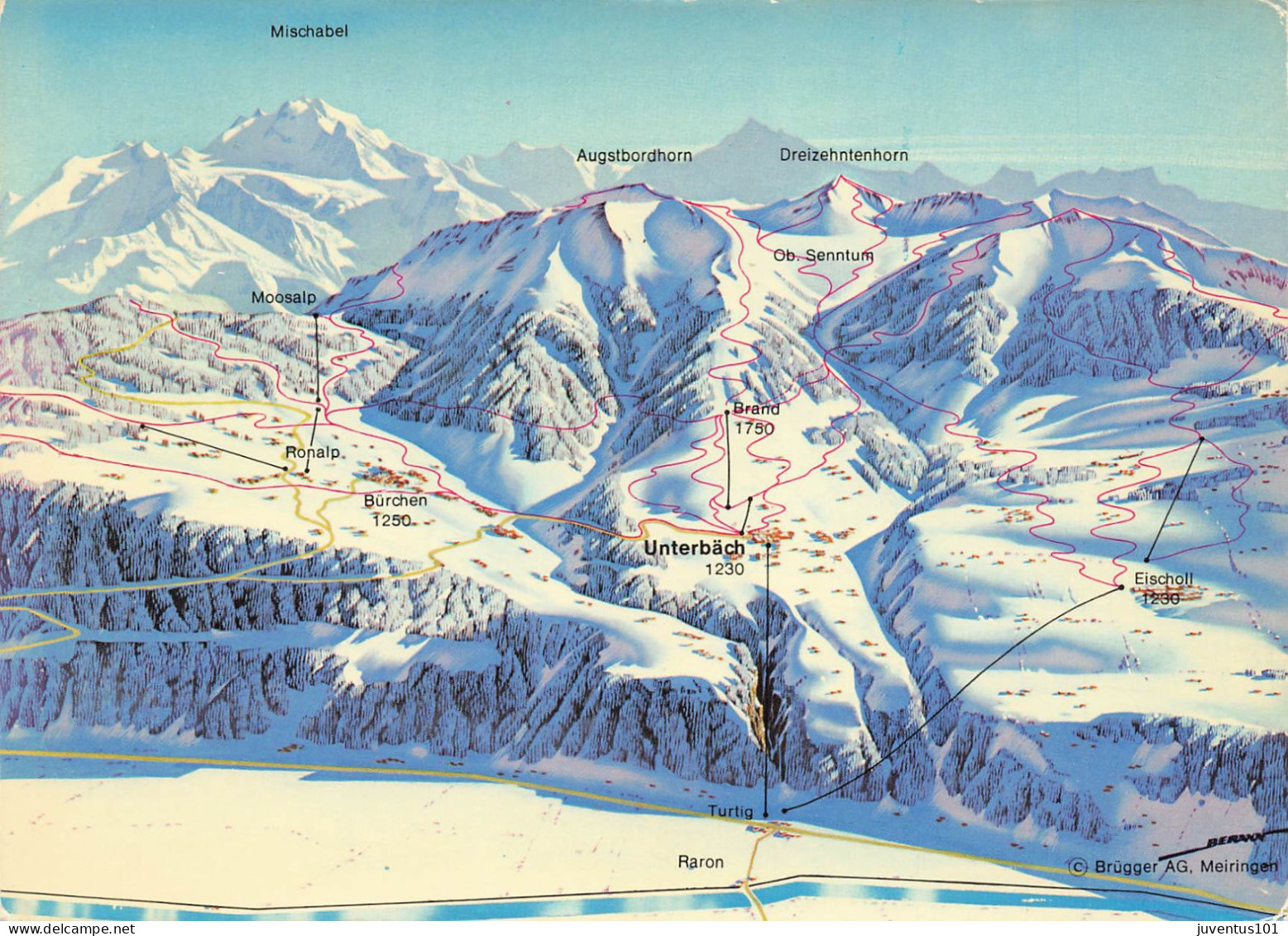 CPSM Bürchen-Unterbäch-Eischoll-Timbre     L4496