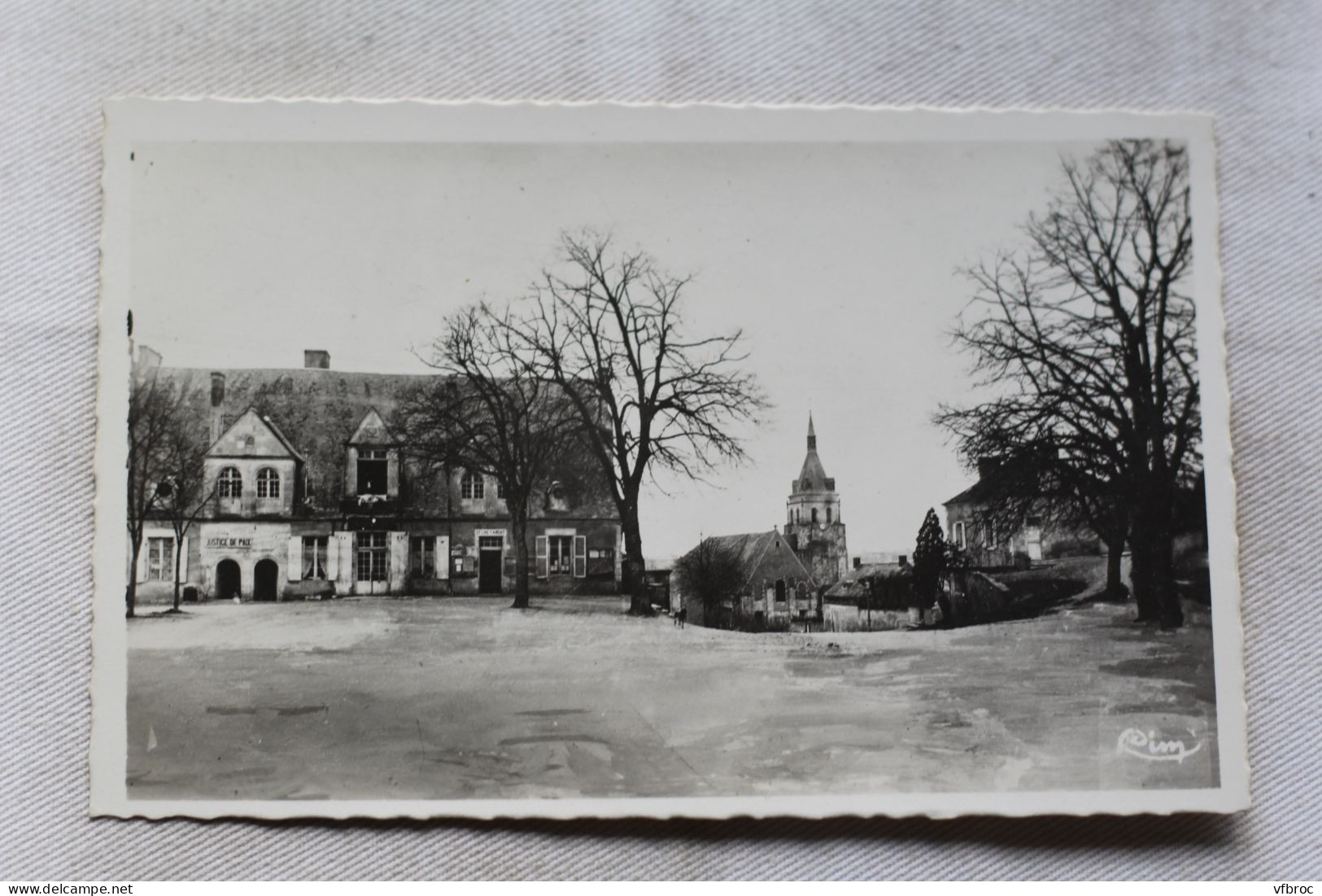 Cpsm, Buzançais, la mairie, Indre 36
