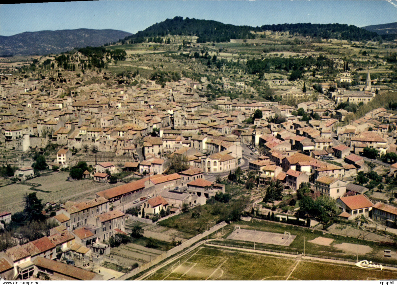 CPSM Cadenet Vue Generale Aerienne