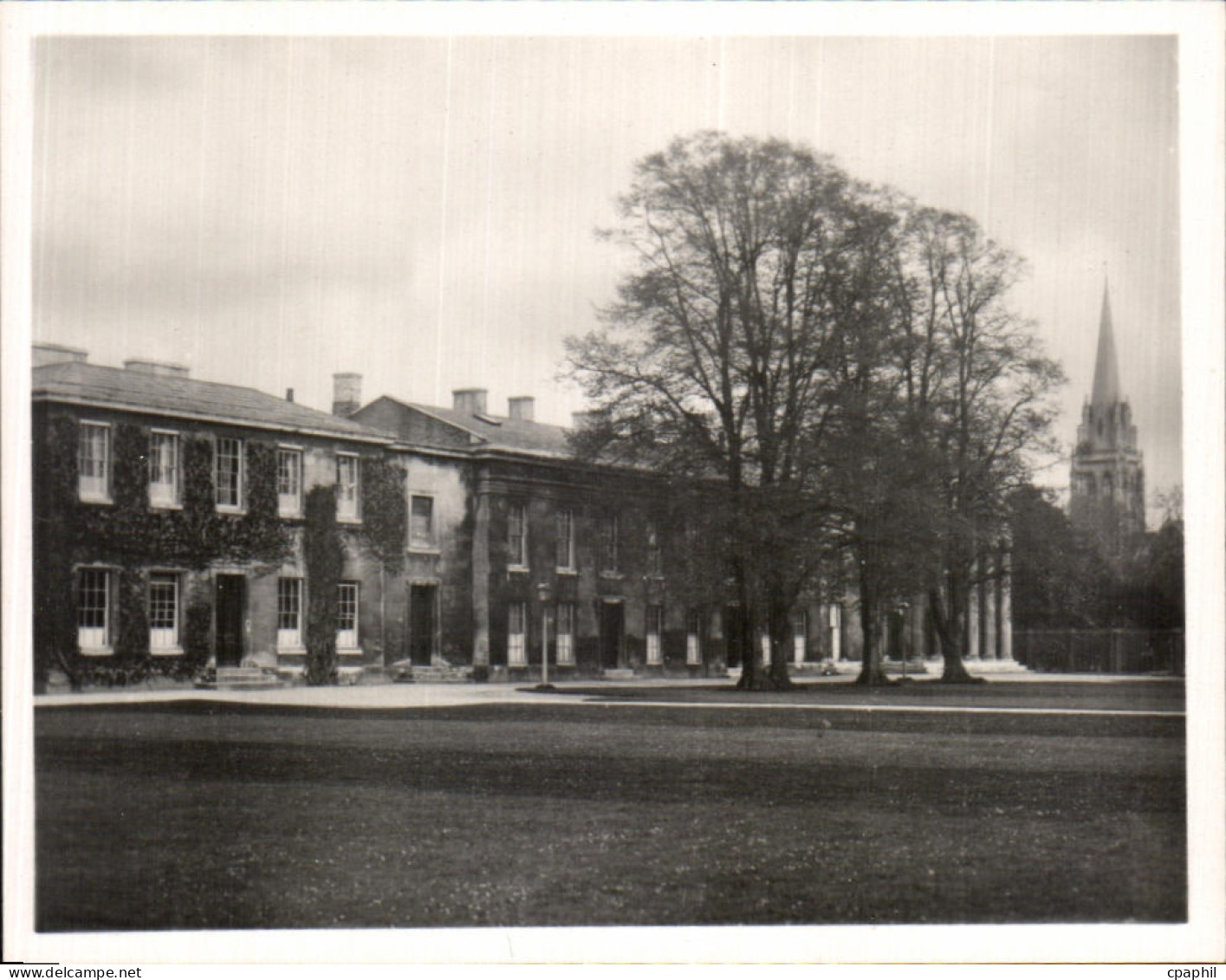 CPSM Cambridge Dowing college from pellous larden cambridge
