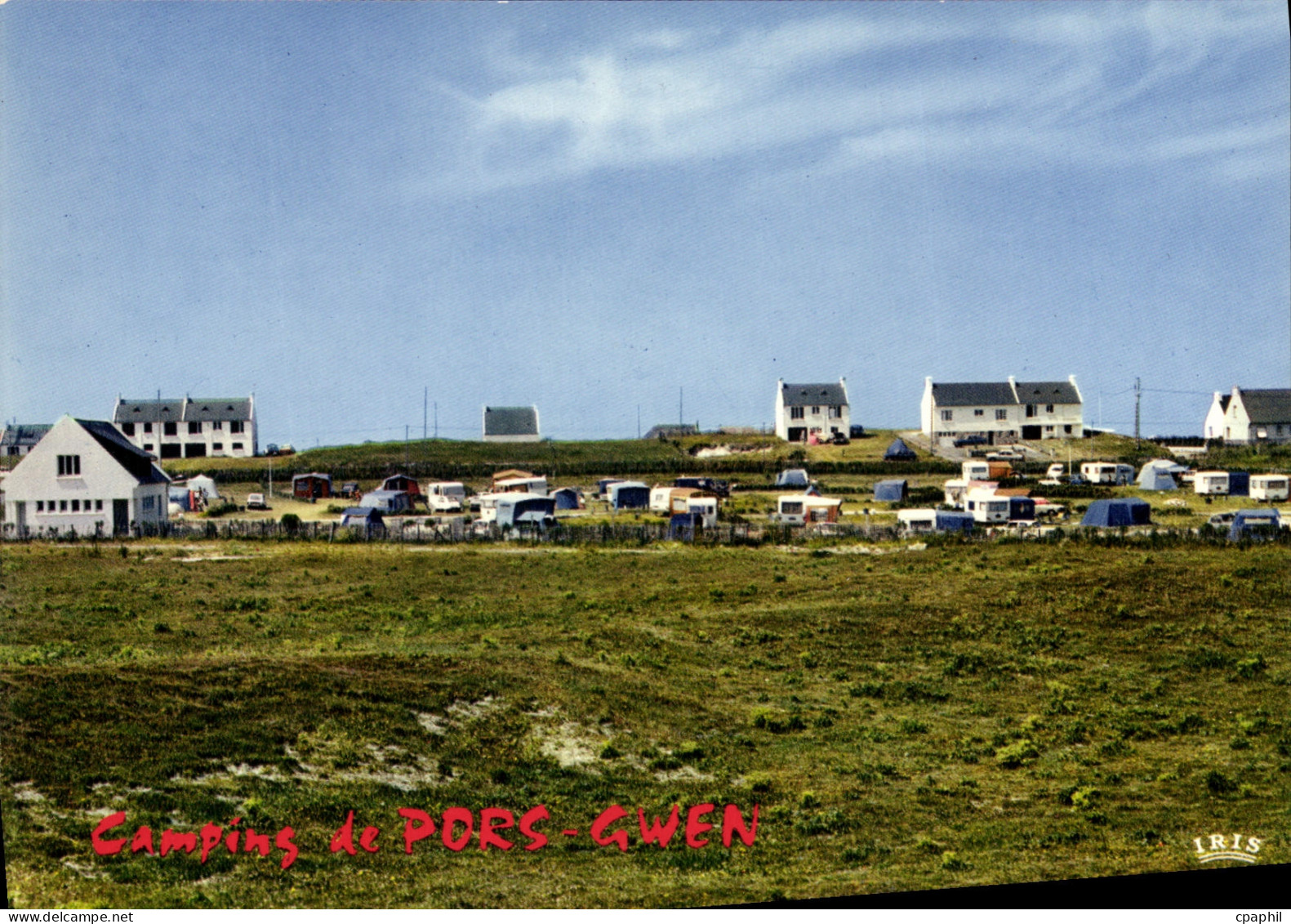 CPSM Camping De Pors Gwen Plouescat