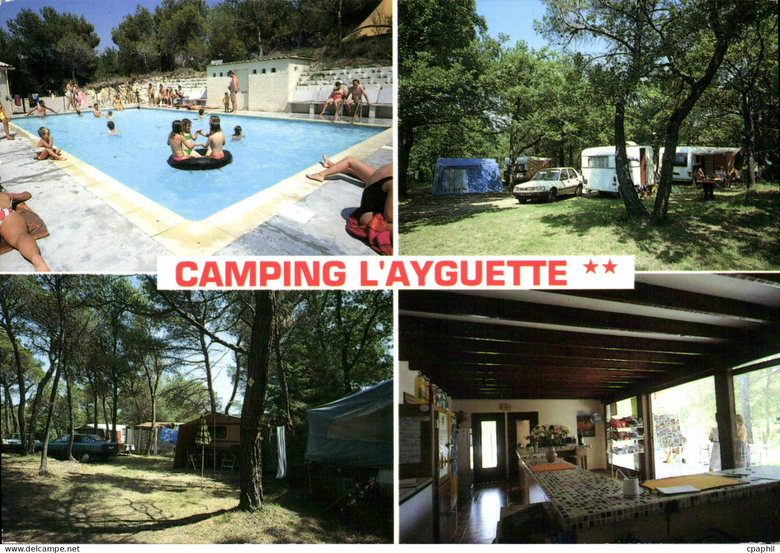 CPSM Camping Faucon L'Ayguette Vaison la Romaine