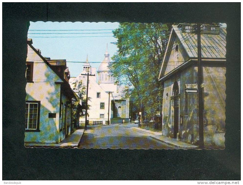 CPSM - Canada - Québec - TROIS RIVIERES - Rue des Ursulines ( Publicité Trans Kebec )